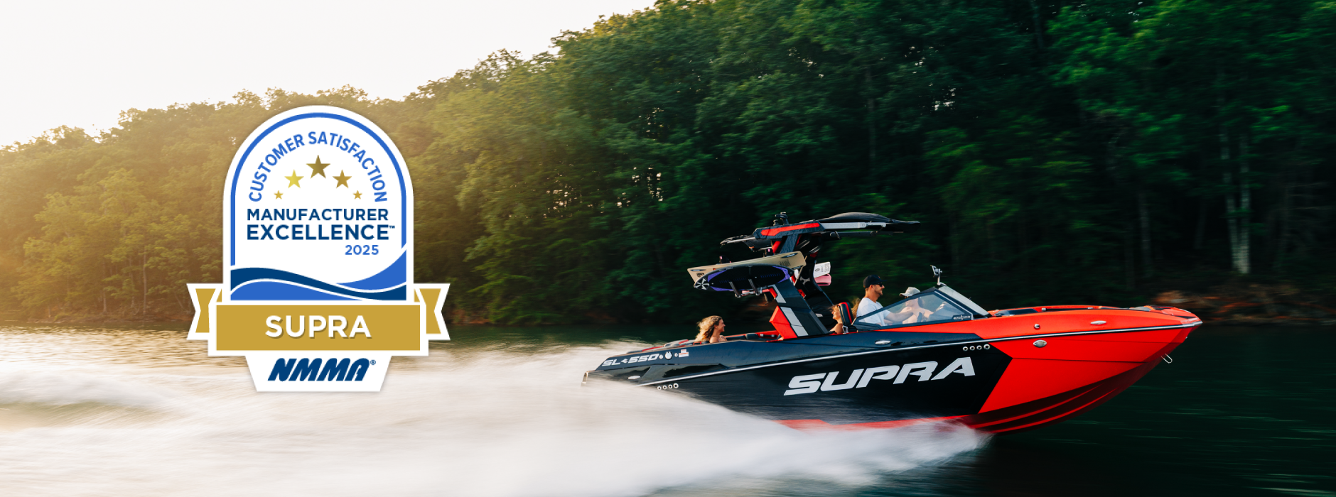 Supra Boats Earns 21st Consecutive CSI Award, Extending Its Record as the Towboat Industry's Leader in Customer Satisfaction