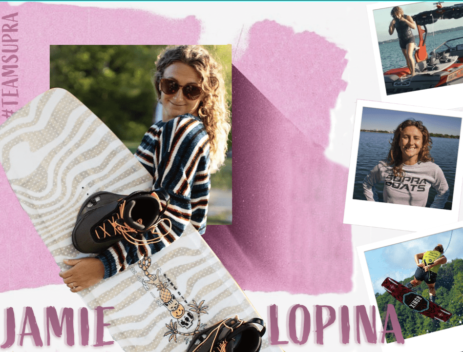 Female Pro Wakeboarder Jamie Lopina Joins #TEAMSUPRA