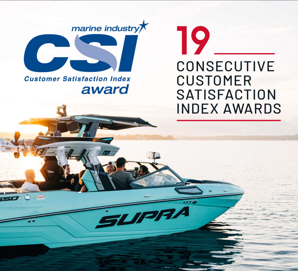 Supra Boats Clinches Prestigious 2023 CSI Award, Continues Legacy Of Excellence 19 Years In A Row.