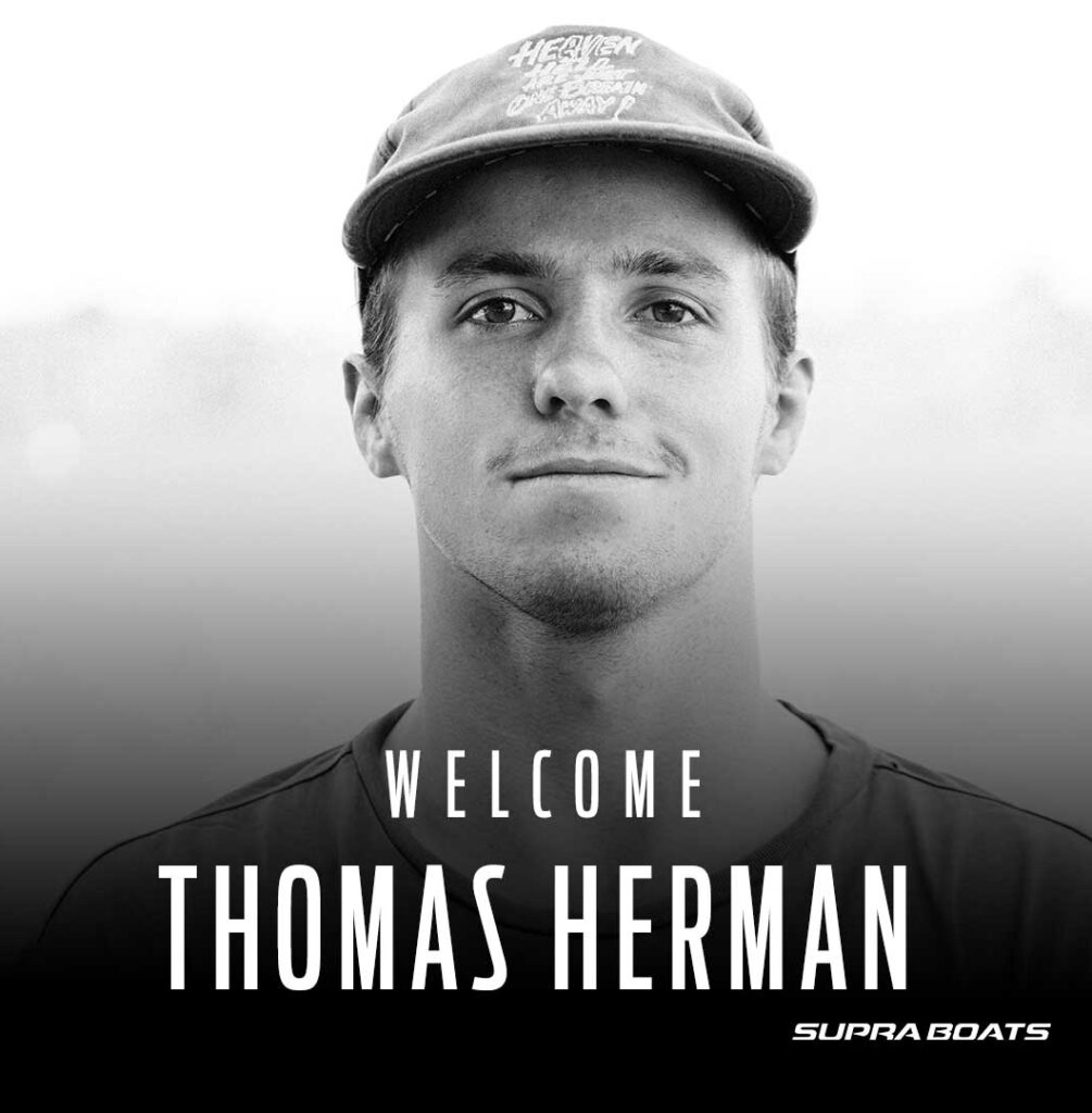 Supra Boats Welcomes Rising Wakeboard Star, Thomas Herman, to Its Elite Team