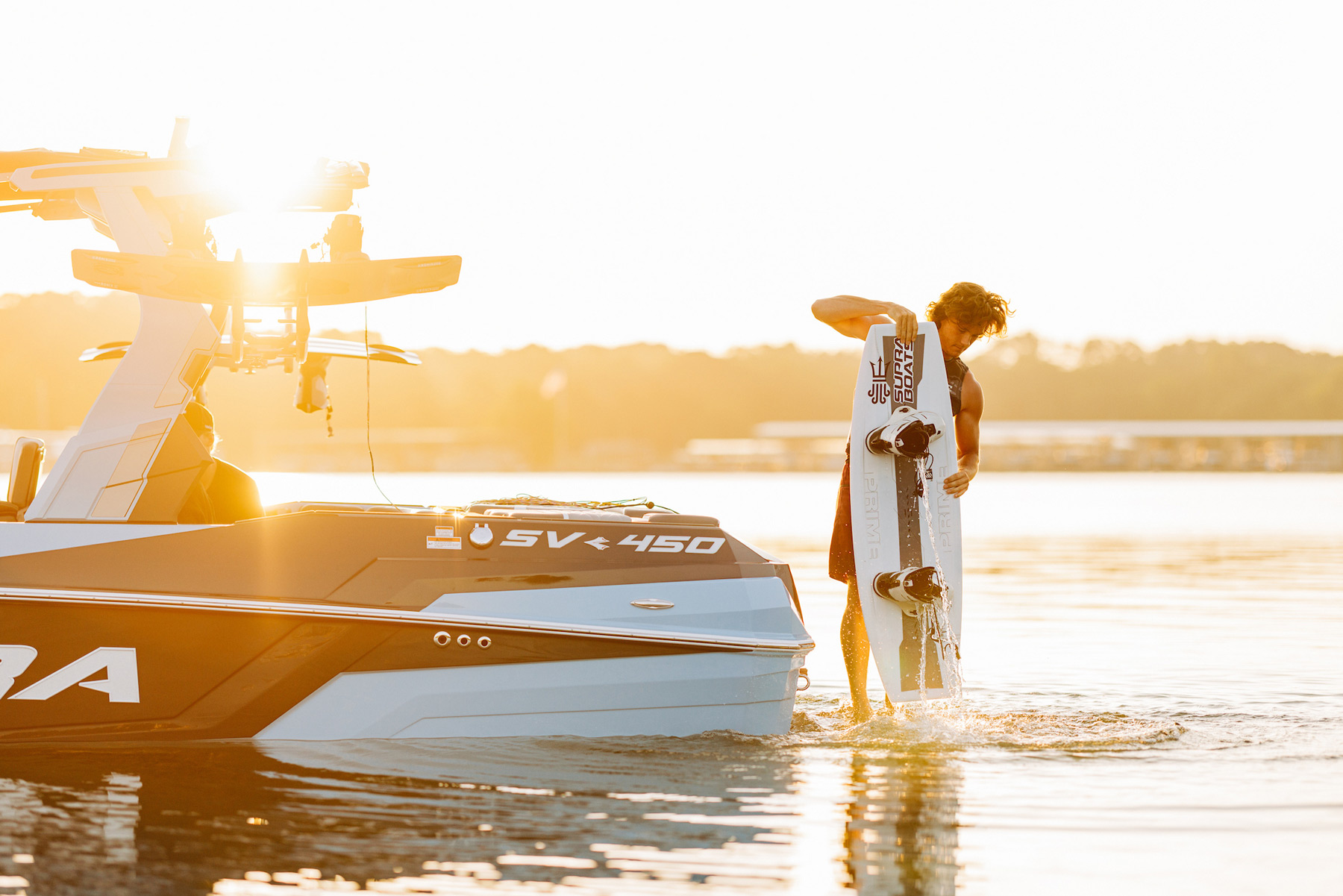 Supra SV wakeboard sunset