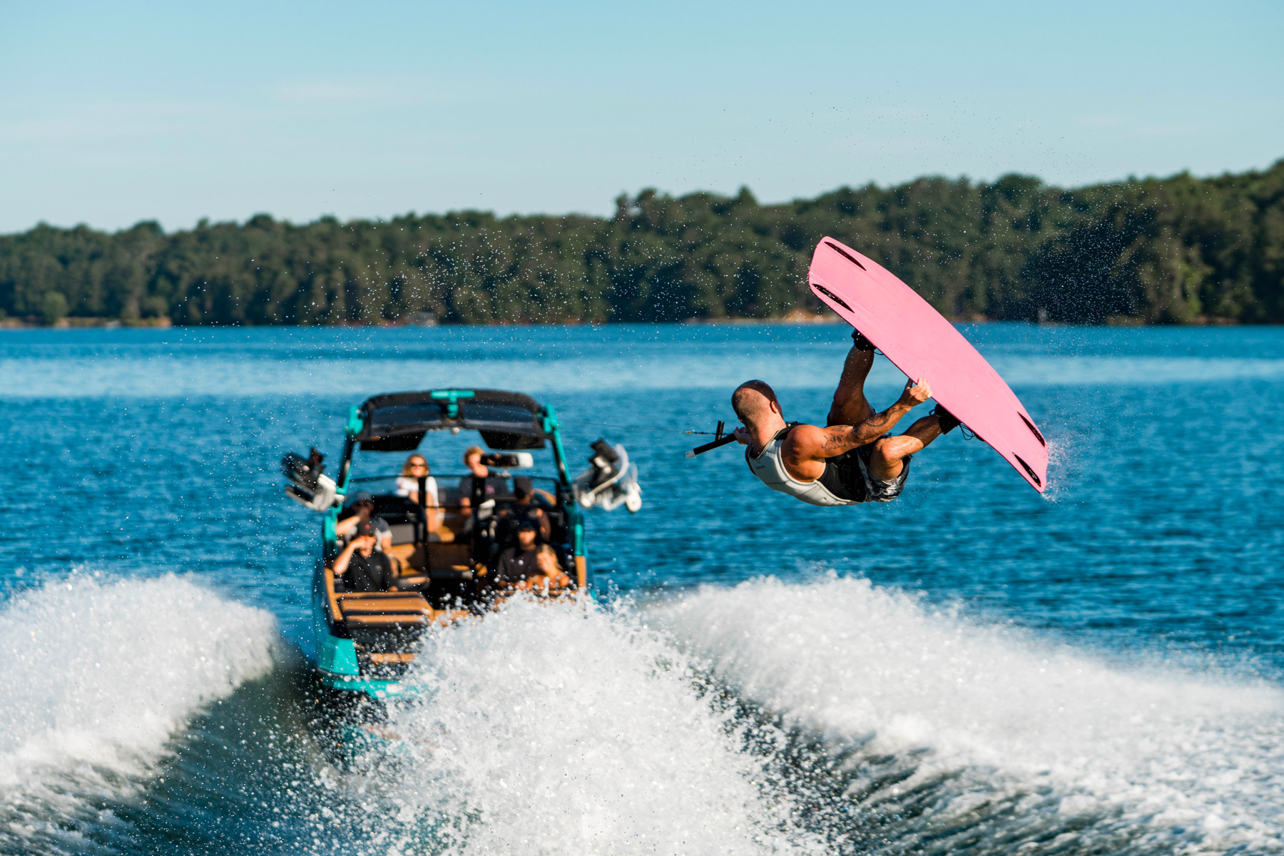 Supra SE wakesurf aerial action